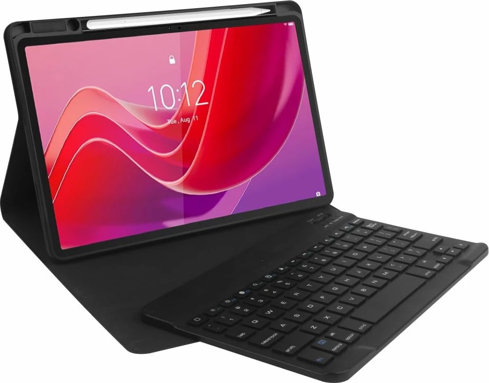 Mbështjellës me tastierë Tech-Protect SC Pen për Lenovo Tab M11 11", i zi, me vend për stylus, set