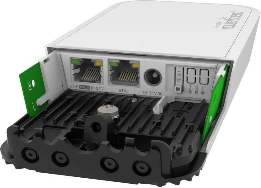 Access point Mikrotik RBwAPGR-5HacD2HnD&R11e-L, dual-band, LTE CAT6, i bardhë