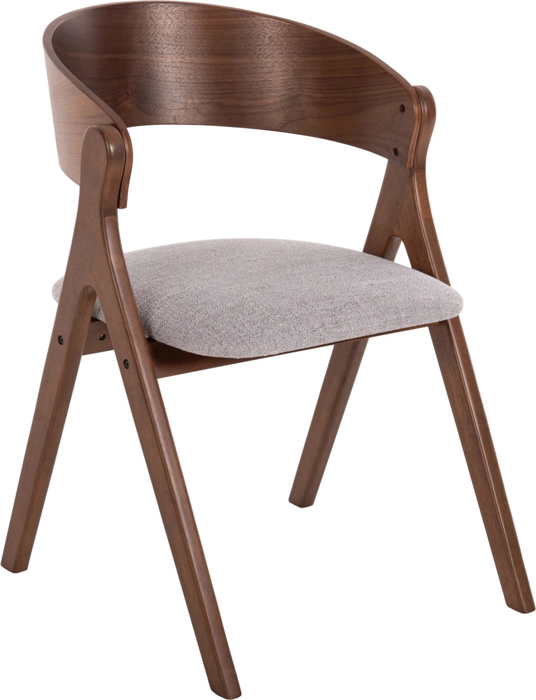 Karrige ngrënieje NEKKER FH9739.01 dru gome, ngjyrë arre, set prej 2 copë