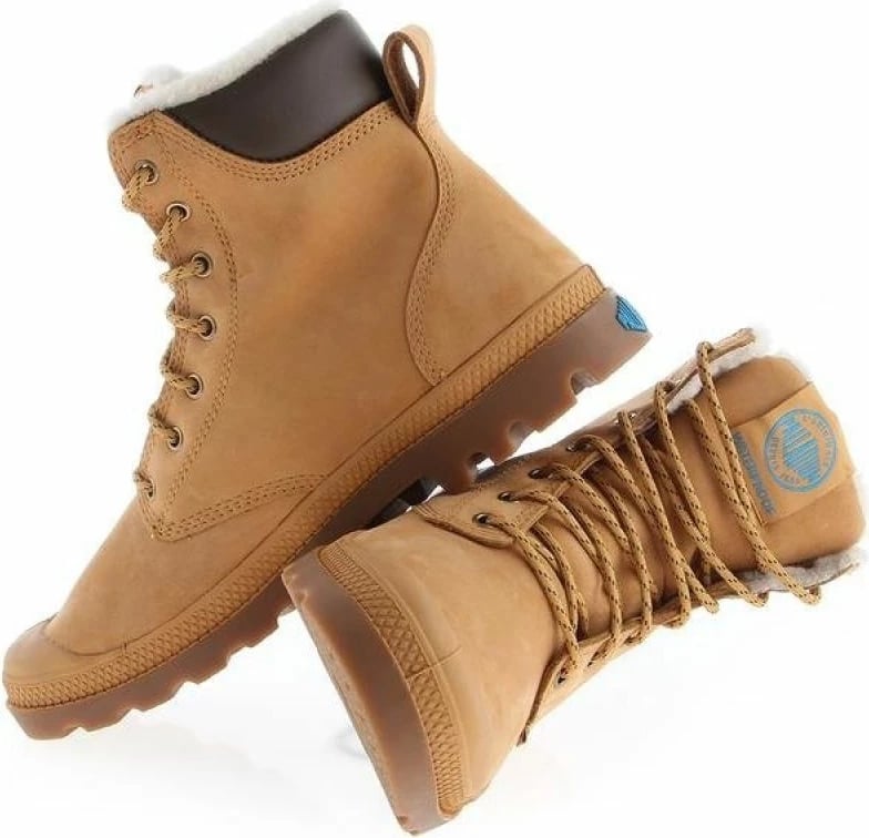 Këpucë për meshkuj Palladium Pampa Sport Cuff M 72992-228, ngjyrë kafe