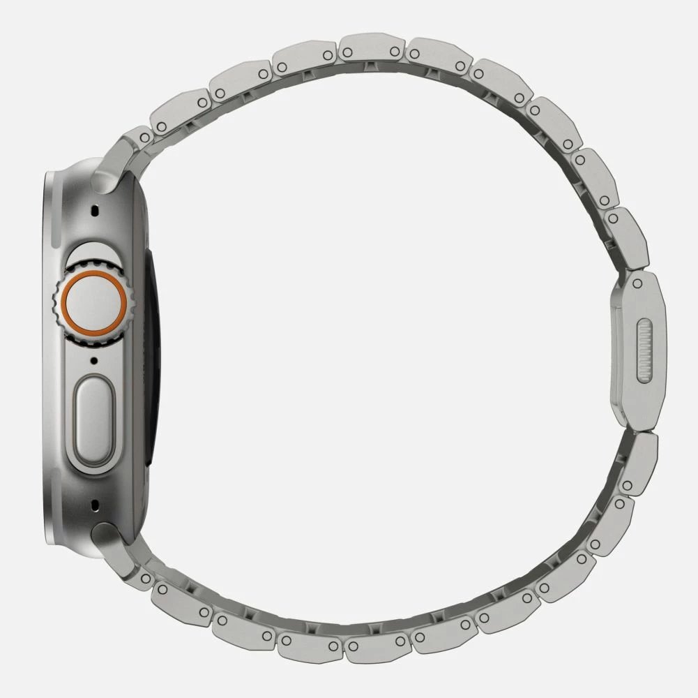 Rrip çeliku Tech-Protect SteelBand për Apple Watch 4/5/6/7/8/9/SE/Ultra 1/2 (42/44/45/49 mm), titanium