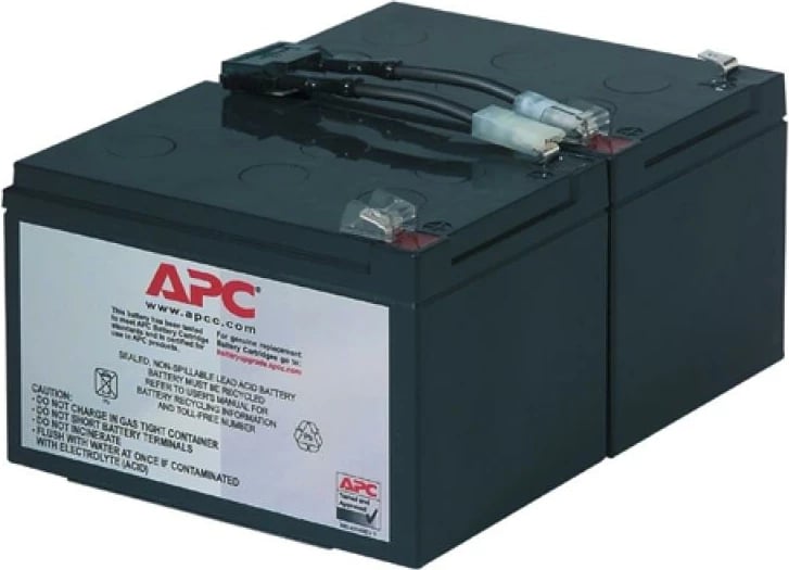 Bateri zëvendësuese APC RBC6 për UPS, plumb-acid, e montuar gati, e zezë