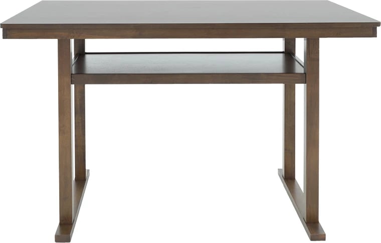 Tavolinë për bar Tenor dru natyral gome-MDF arre 150x90x91.5cm