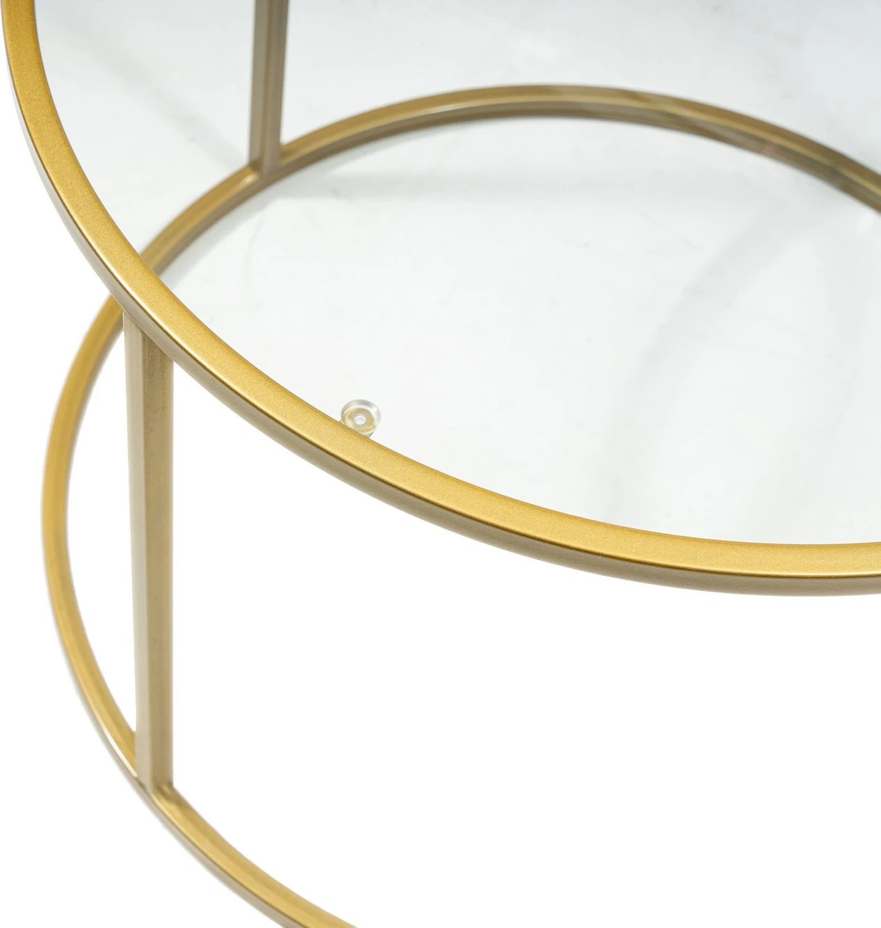 Tavolinë kafeje Hanah Home, Berlin, ngjyrë ari, 60cm