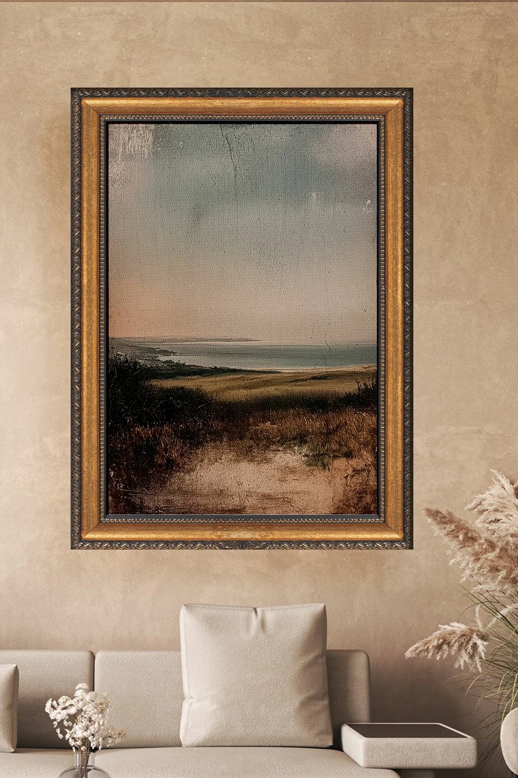 Pikturë dekorative në kanavacë me kornizë, shumëngjyrëshe, Wallity, ATCRCVCNVSMDL8, 70x100cm