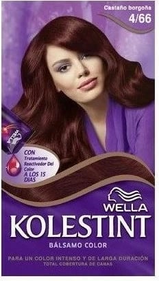 Balsam ngjyrues për flokë Wella Kolestint 4/66 unisex kafe borgonje