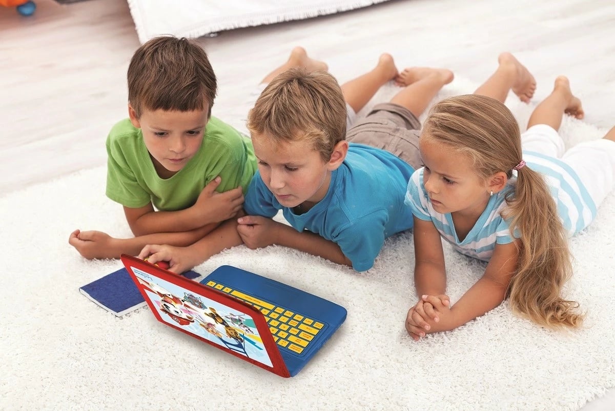 Laptop edukativ Lexibook Paw Patrol, 124 aktivitete, dygjuhësh PL/EN, Blu e Kuqe