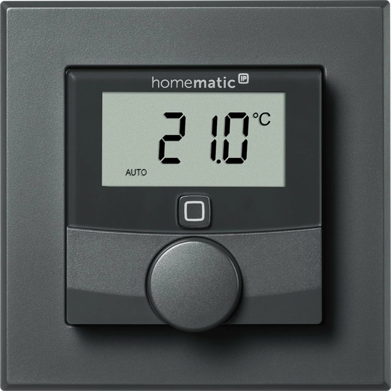 Termostat muri eQ-3 Homematic IP me sensor lagështie, anthracite