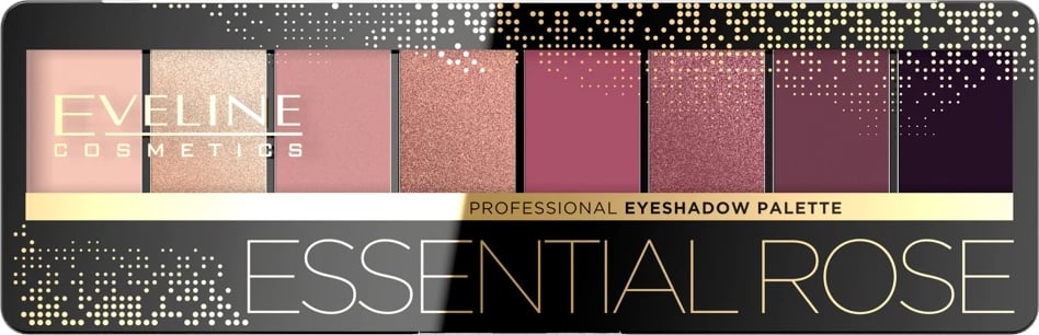 Paletë për sy Eveline Cosmetics Professional Eyeshadow Palette 05 Essential Rose për femra, 9.6g