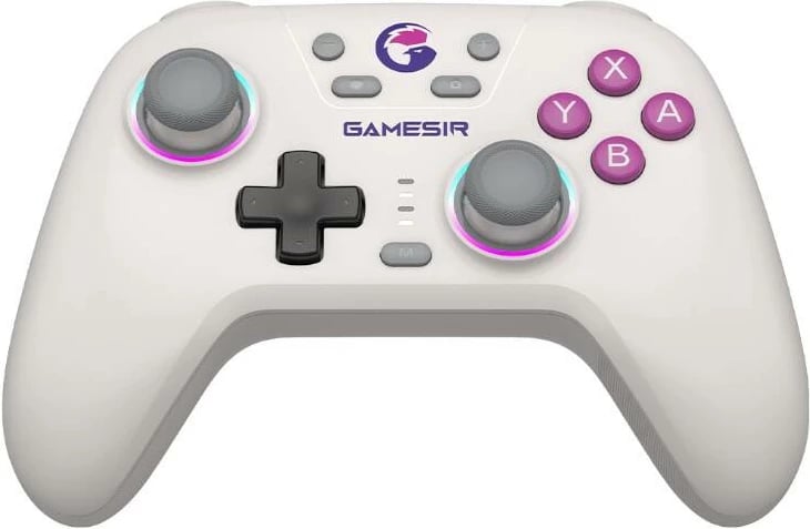 Kontrollues wireless GameSir T4n, për Switch/PC/iOS/Android, i bardhë