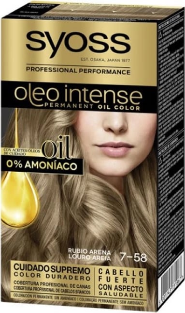 Ngjyrë për flokë SYOSS Oleo Intense 7-58 Sand Blonde unisex