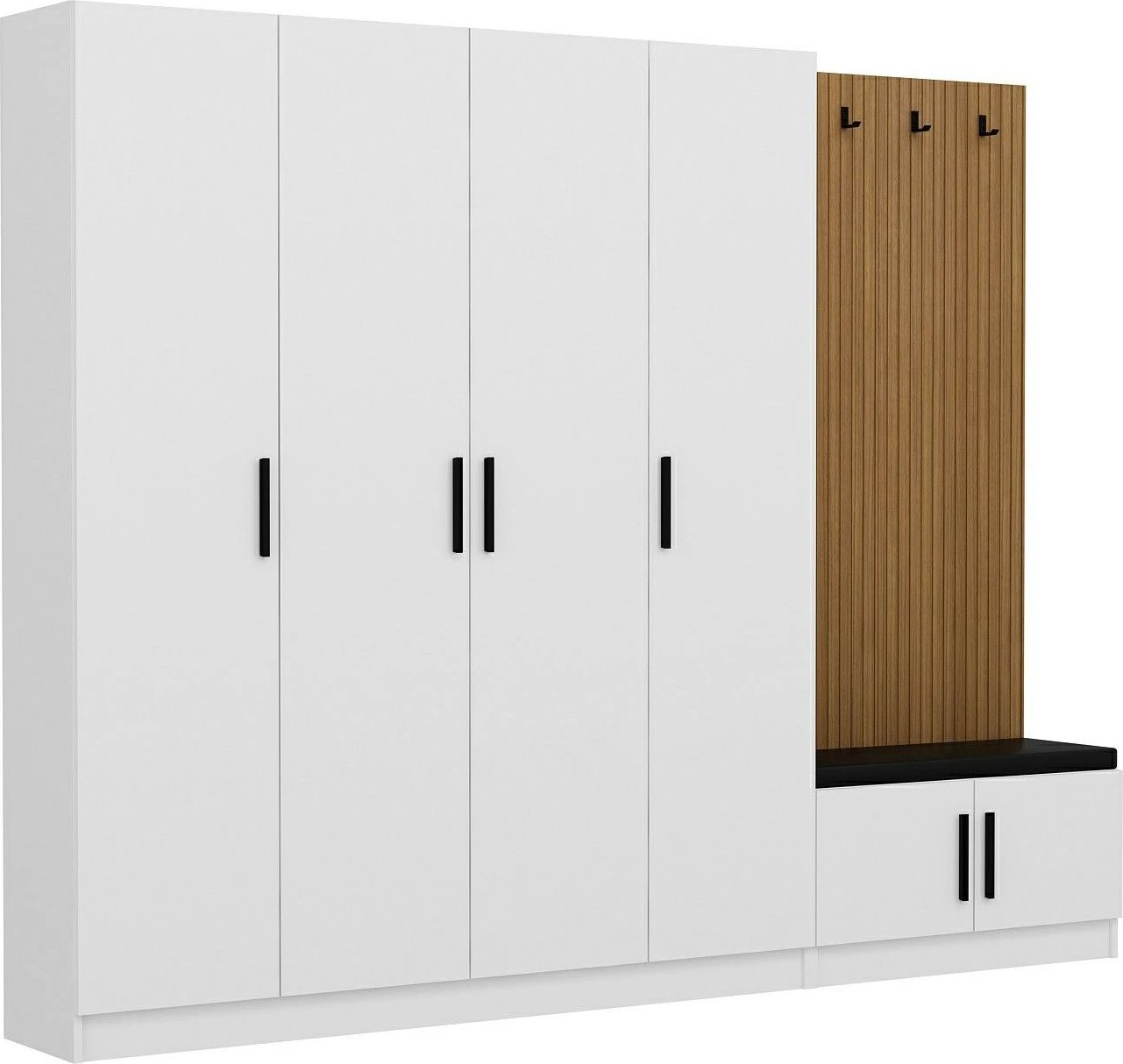 Stendë korridori Skye Decor, Noah, e bardhë, 270x210x35cm