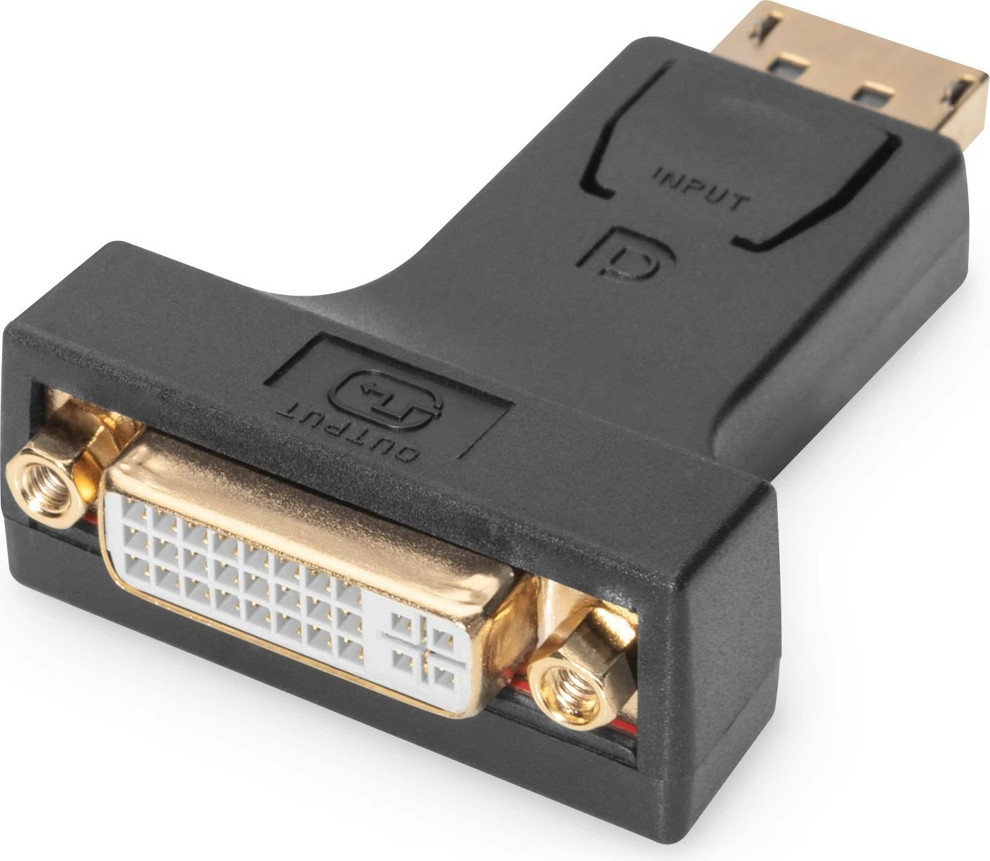 Adapter DisplayPort Digitus DP në DVI-I (24+5), i zi