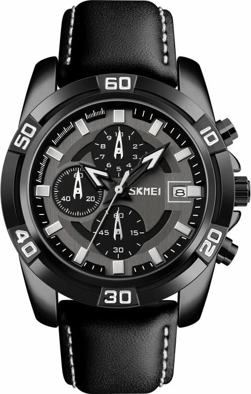 Orë dore për meshkuj Skmei, e zezë