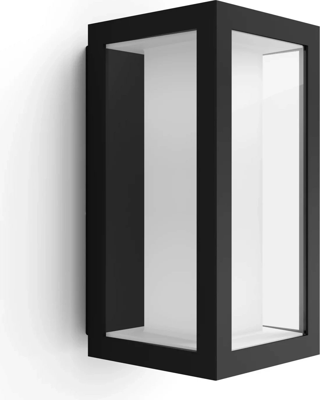 Llambë murale e jashtme smart Philips Hue Impress, LED, ngjyrë e zezë