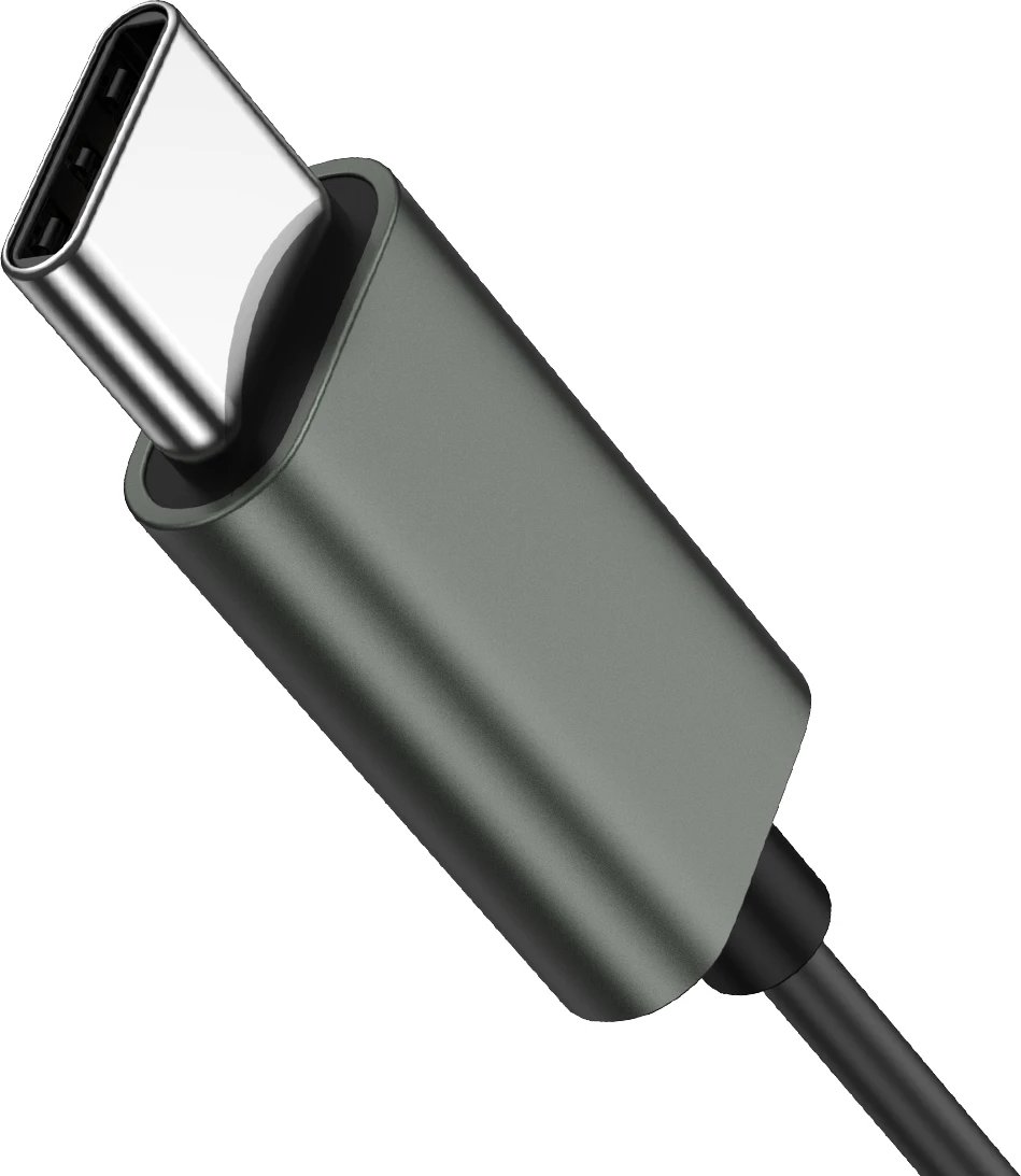 Kufje në vesh Joyroom JR-EC06, USB-C, me mikrofon, drajvera 10 mm Hi‑Fi, kabllo 1.2 m, gri