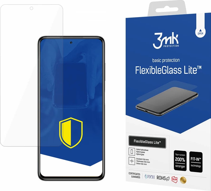 Mbrojtës ekrani FlexibleGlass Lite për Xiaomi Poco X3 Pro, 3mk Protection, ultra i hollë, hibrid