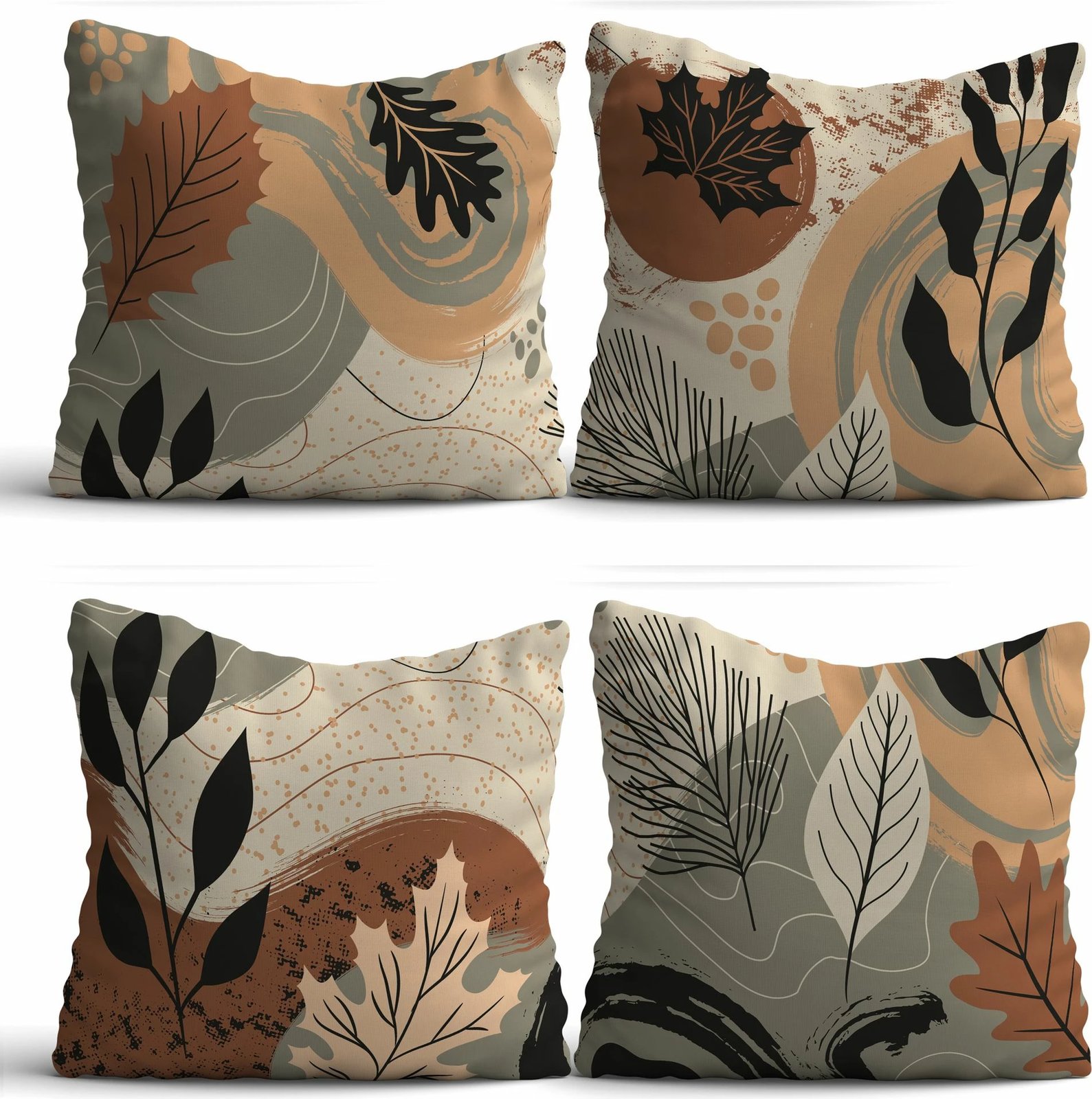 Set jastëkësh dekorativ, dizajn Aberto, ASR-plw4 - 19, 4 copë