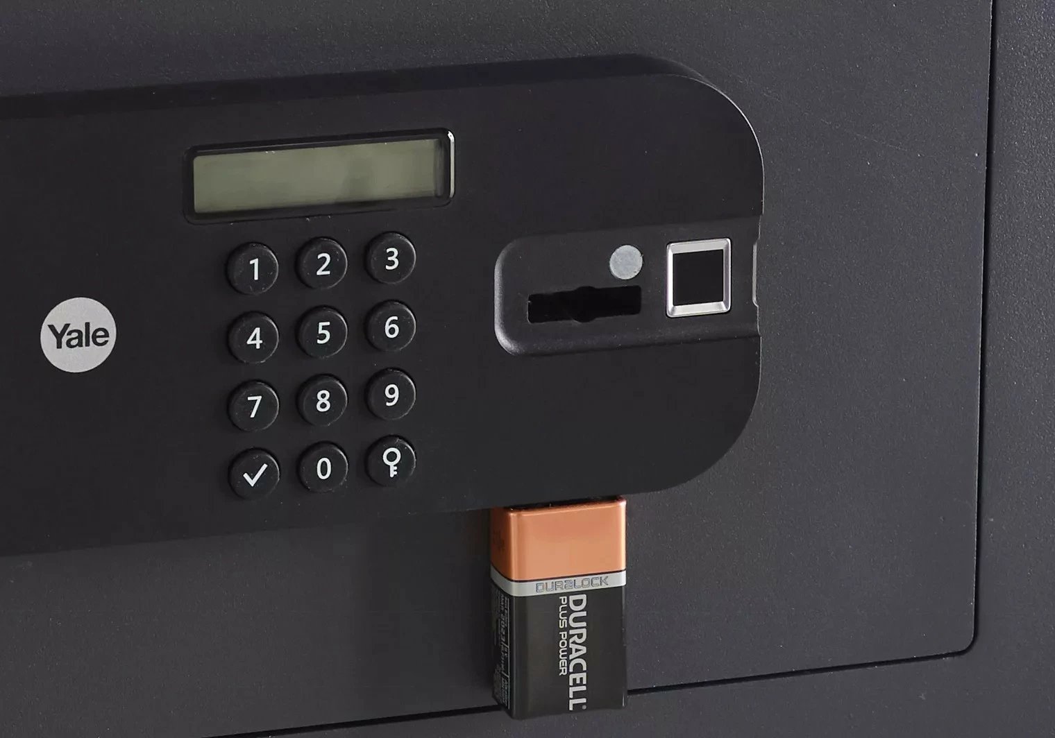 Kasafortë kompakte YALE HOME YSFB/200/EB1, me lexues gishti, e zezë