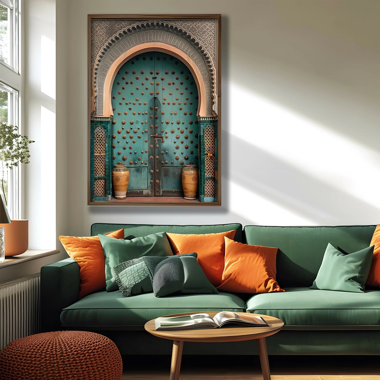 Pikturë dekorative me kornizë MDF, shumëngjyrëshe, GE128-L