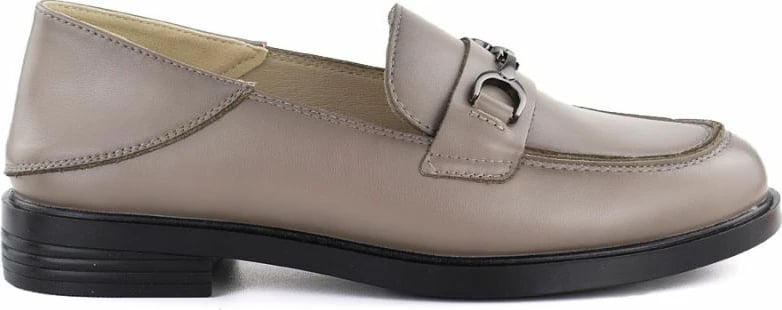 Mokasina lëkure për femra Vinceza 18117, bezhë