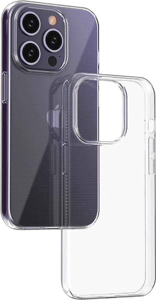 Mbështjellës Hurtel Ultra Clear për iPhone 15 Pro, 0.9mm, Transparent Mbështjellës Hurtel Ultra Clear për iPhone 15 Pro, 0.9mm, Transparent