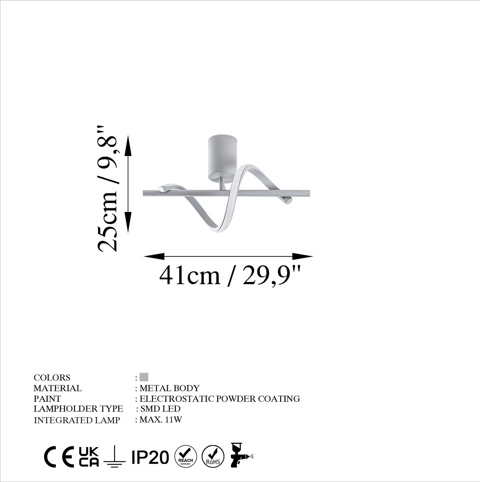 Llambë tavani Opviq, gri, Lıkma - 13516 Llambë tavani Opviq, gri, Lıkma - 13516