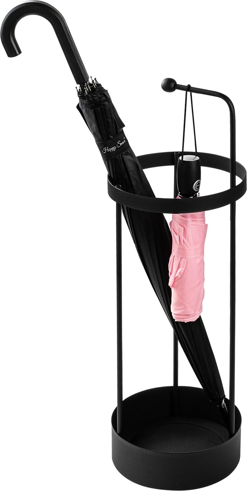 Stendë për ombrella, metalike, ngjyrë e zezë, Evila Originals, 22x22x67cm