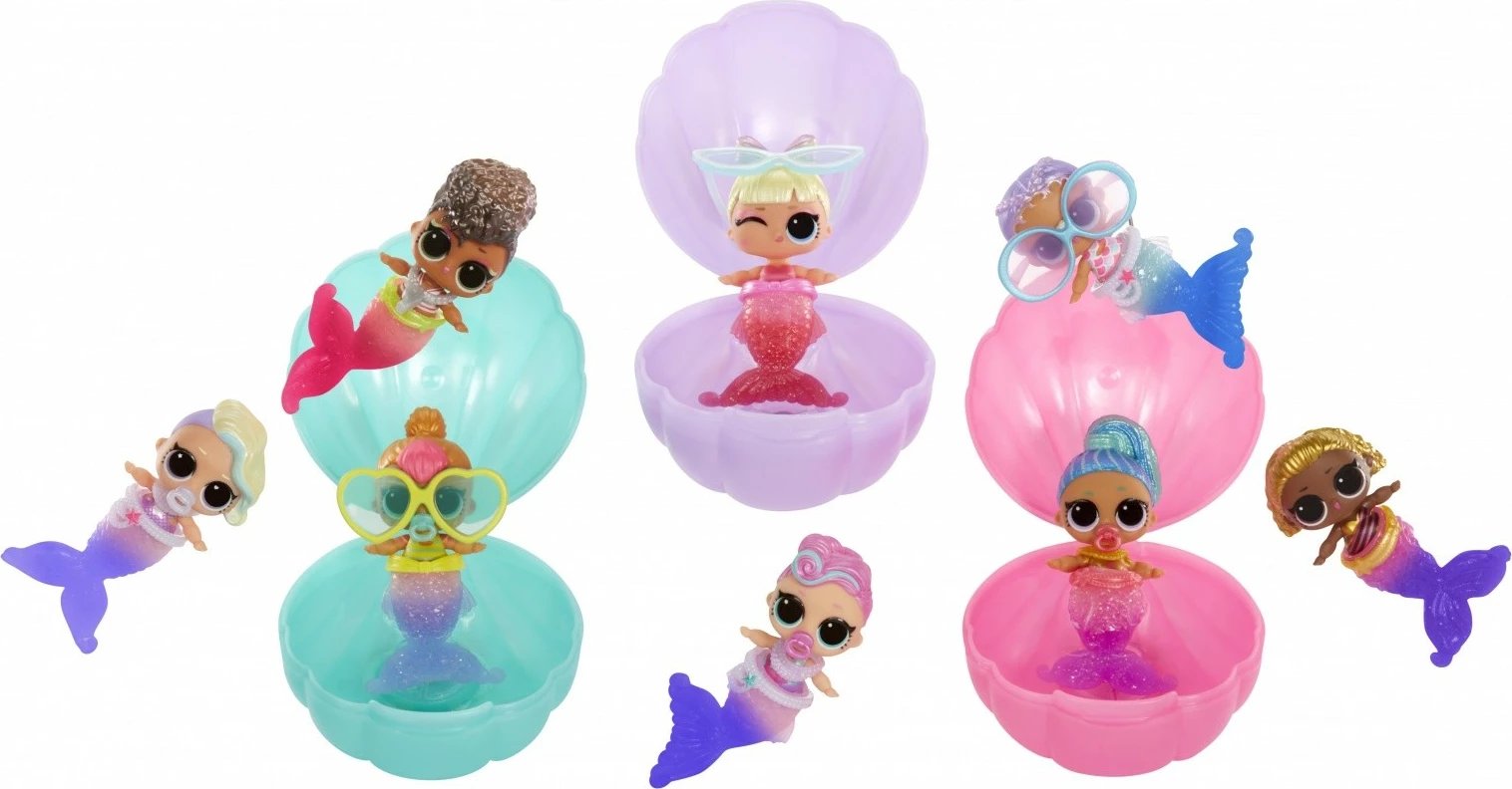 Lodër L.O.L. Surprise Mermaids Baby Sisters, MGA, plastikë, për vajza, 1 copë