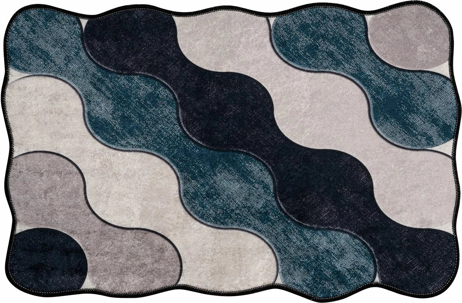 Set tapetash për banjo (2 copë), Mijölnir, rrethore, ngjyrë kaltër