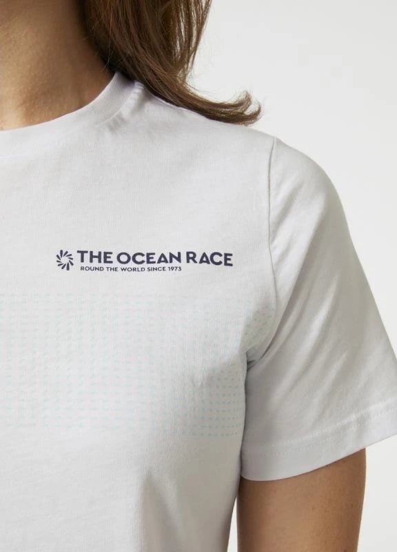Maicë për femra Helly Hansen, The Ocean Race, e bardhë