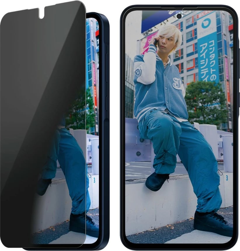 Mbështjellës ekrani PanzerGlass Privacy për Samsung Galaxy A36 5G Ultra, transparent