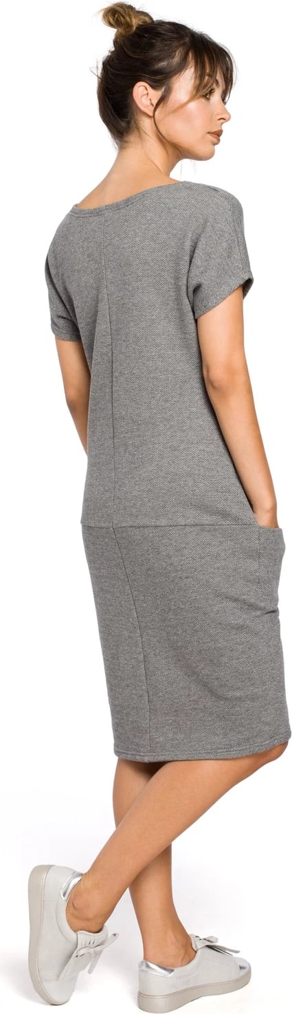 Fustan për femra BeWear 104223, i hirtë