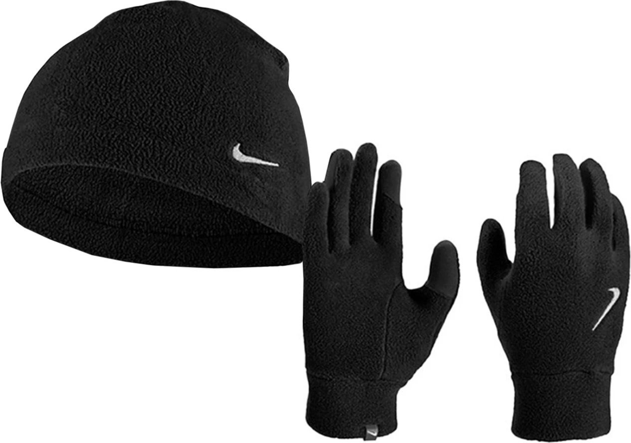 Doreza ski dhe kapelë Nike për meshkuj, të zeza