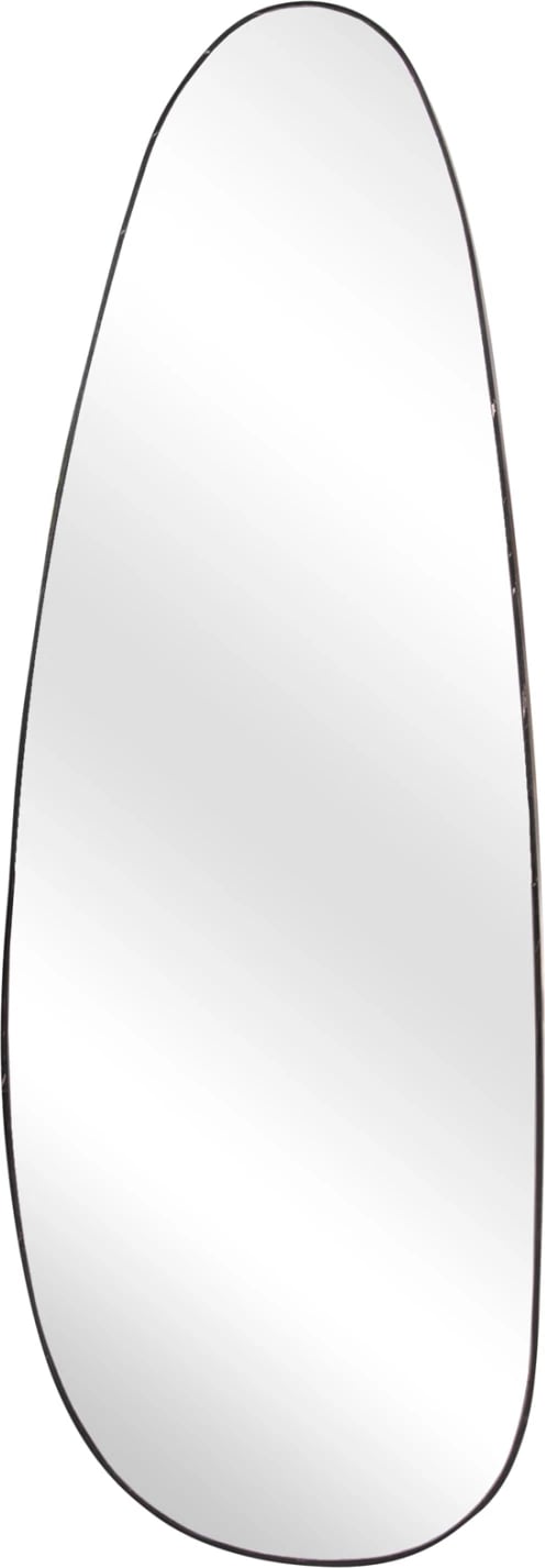 Pasqyrë muri CRITHER FH4486.01 kornizë MDF ngjyrë mermeri të zi 49x140Hcm.