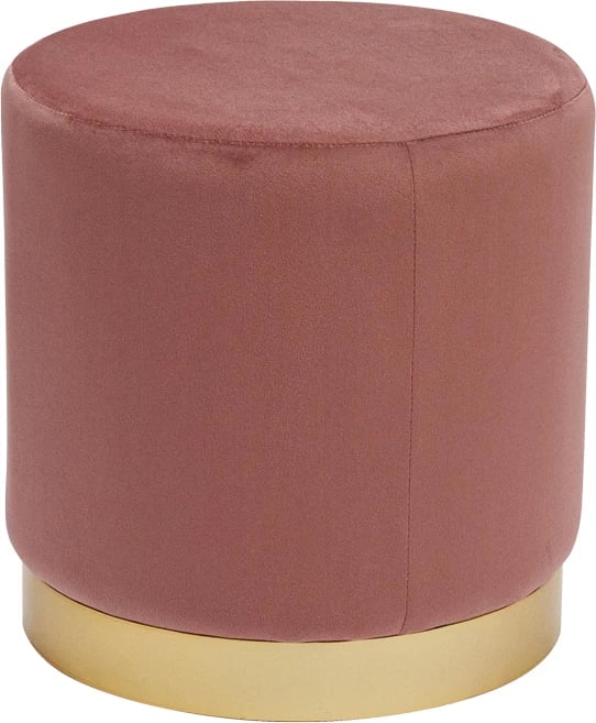 Karrige për bar, pëlhurë kadife, ngjyrë mollë e kalbur-ari, D35x35cm