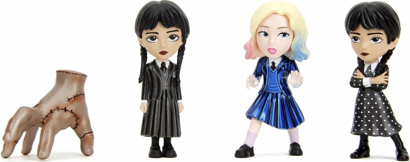Figurë metalike JADA TOYS Wednesday, 6.5 cm, 4 lloje të ndryshme Figurë metalike JADA TOYS Wednesday, 6.5 cm, 4 lloje të ndryshme
