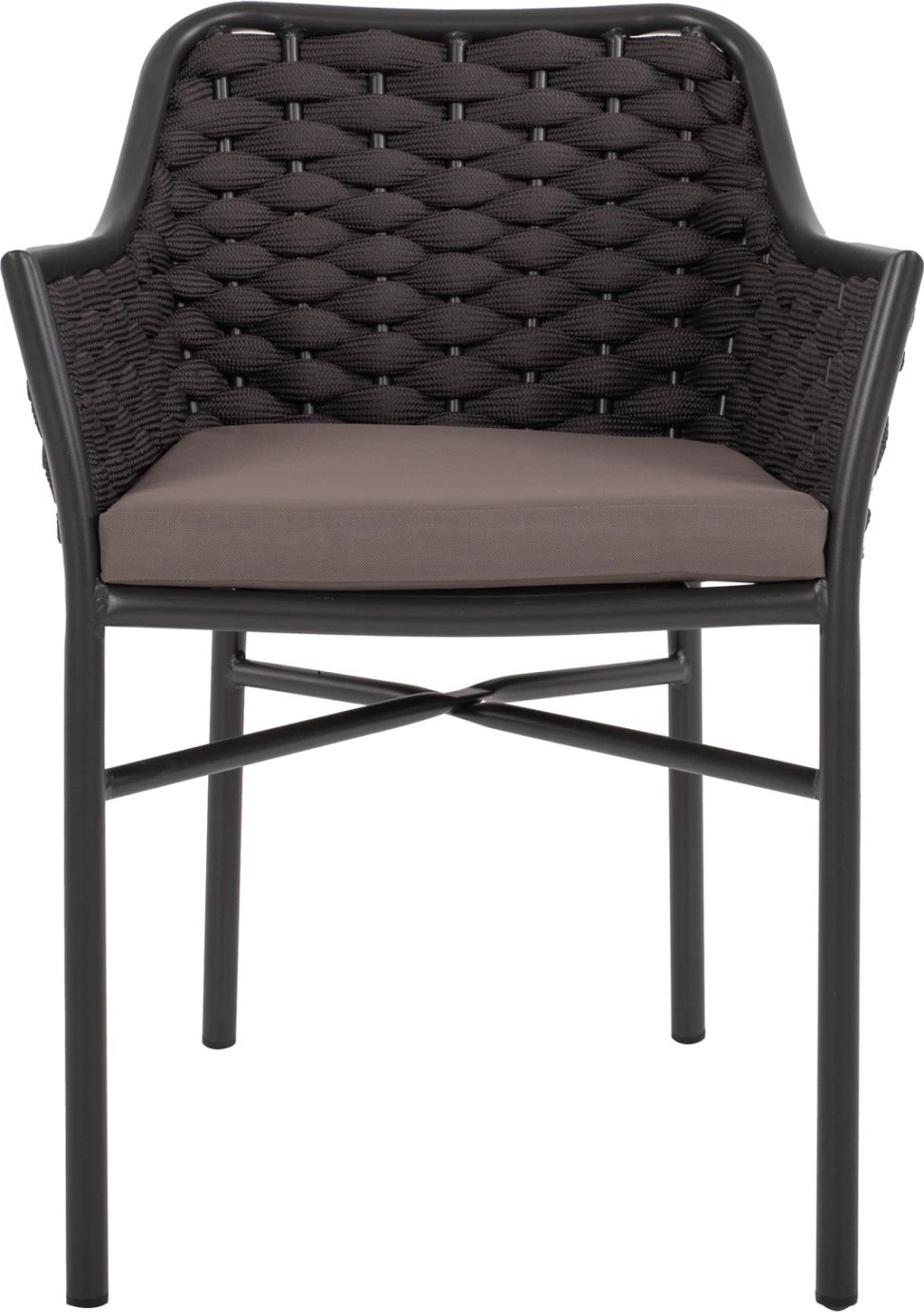 Karrige alumini me litar, ngjyrë gri, FH5858.01, 56x58x76 cm