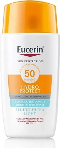 Fluid mbrojtës për fytyrë Eucerin Hydra Protect Ultra Light SPF50+, 50ml