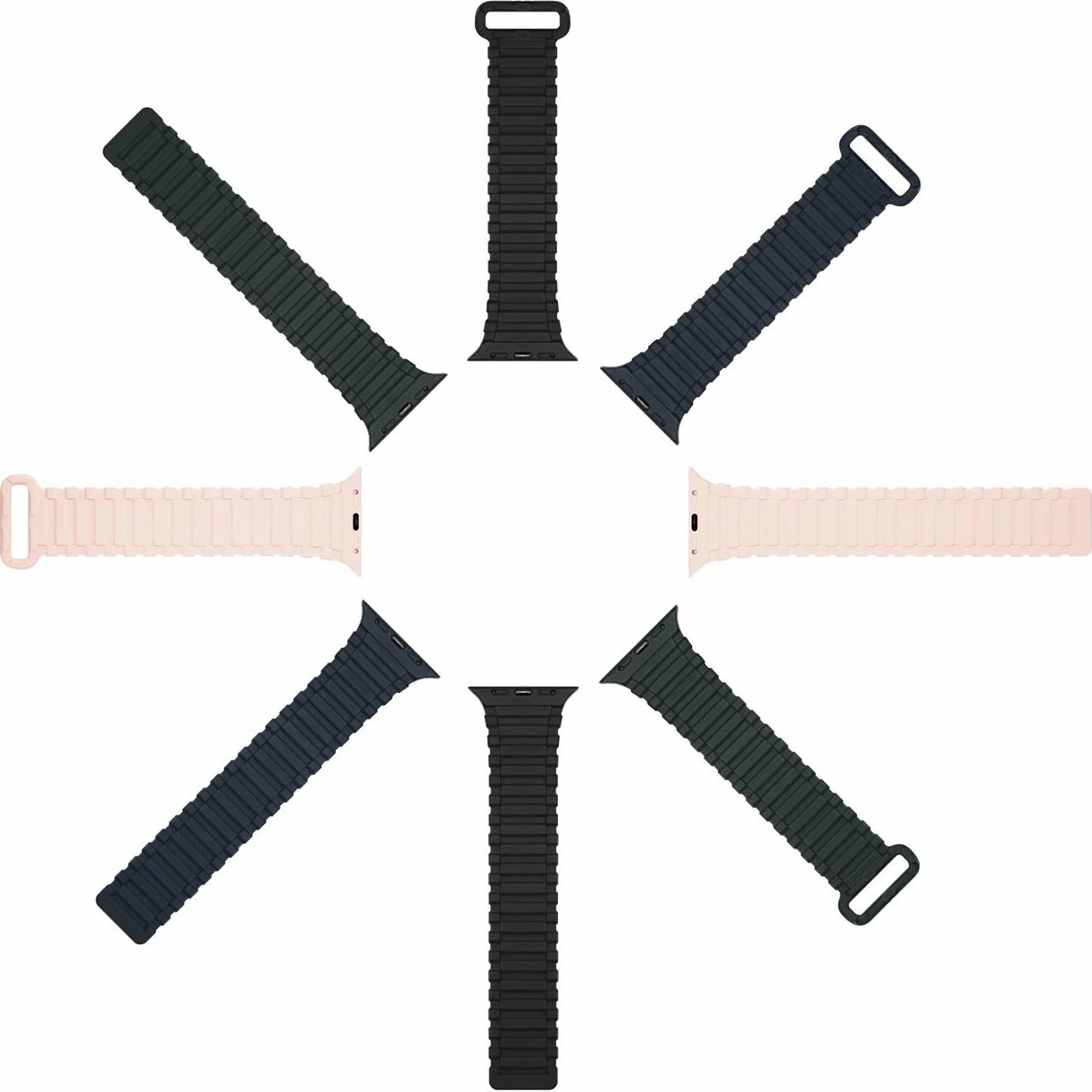 Rrip magnetik për Apple Watch Dux Ducis Armor Version, silikon, 38/40/41mm, Gjelbër