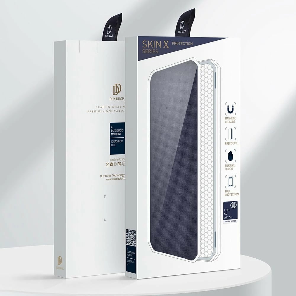 Mbështjellës Dux Ducis Skin X Bookcase për Samsung Galaxy A72 4G, Rozë