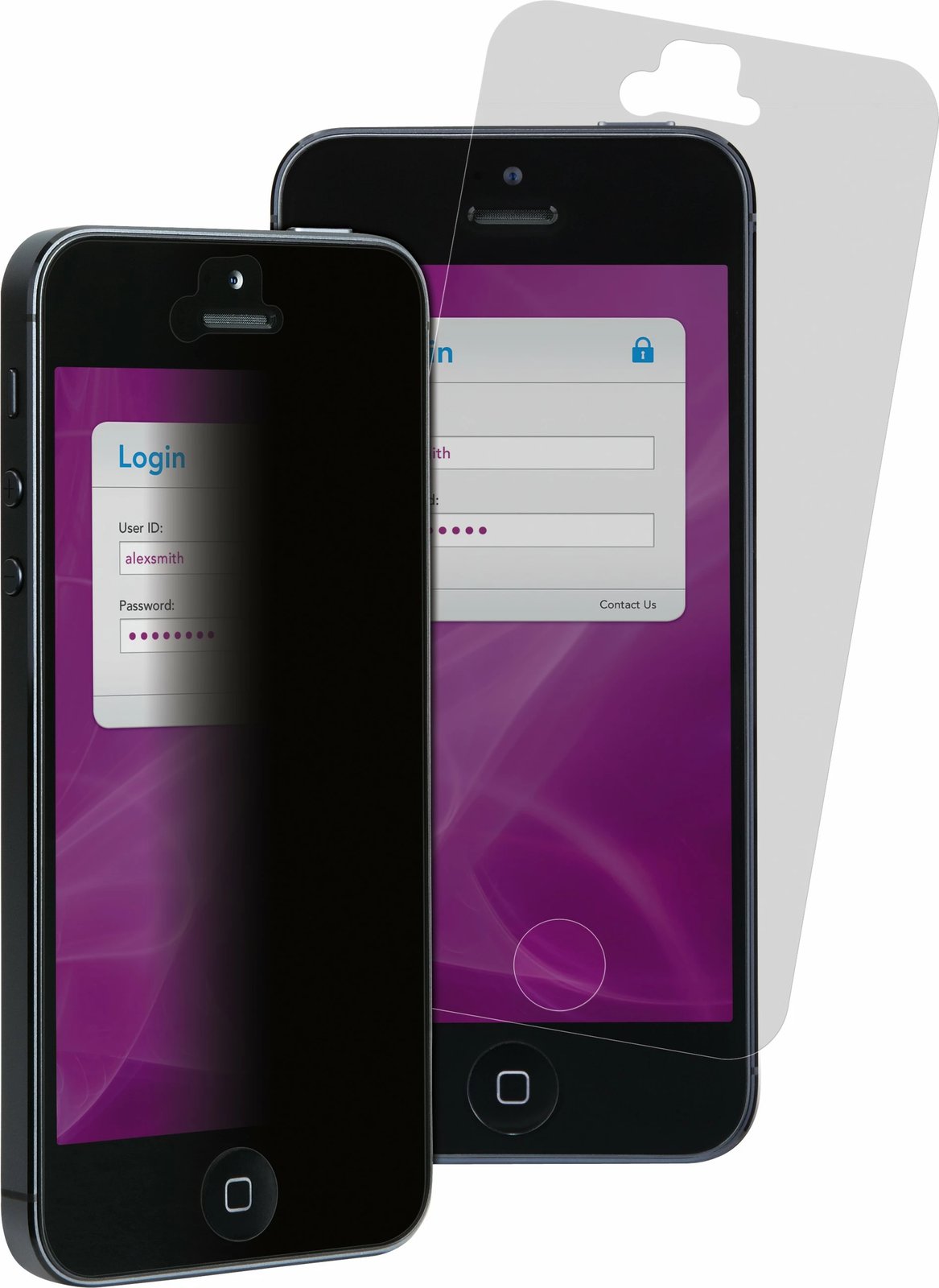 Mbështjellës privatësie 3M për iPhone 5/5S/5C/SE, ngjyrë e zezë