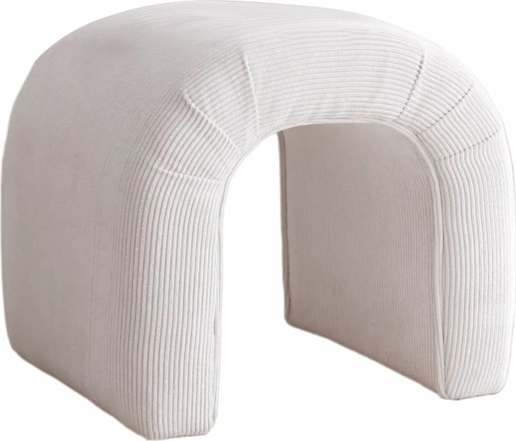 Puf Atelier del Sofa, fitilli, i bardhë