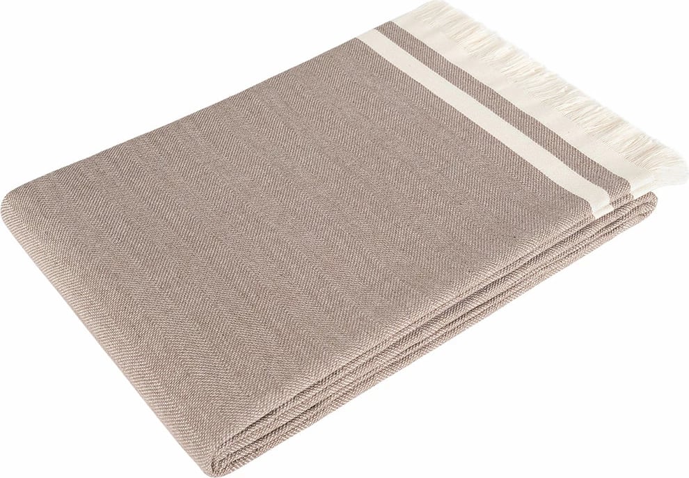 Mbulesë divani L'essentiel, Alinda, ngjyrë kafe, 170x230cm