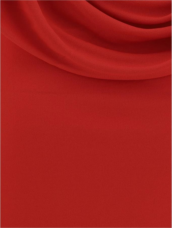 Fustan midi Jacquemus për femra, i kuq