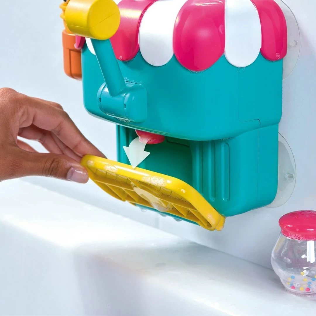 Lodër banje TOMY E73609, set ngjitësash dhe aksesorësh, plastikë, shumëngjyrëshe