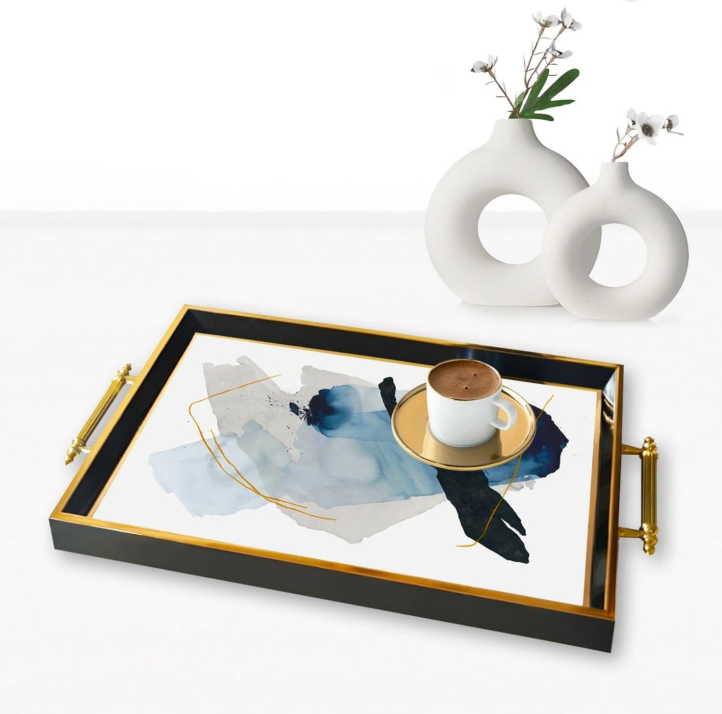 Tabaka dekorative prej qelqi, Aberto Design, TPA1, shumëngjyrëshe