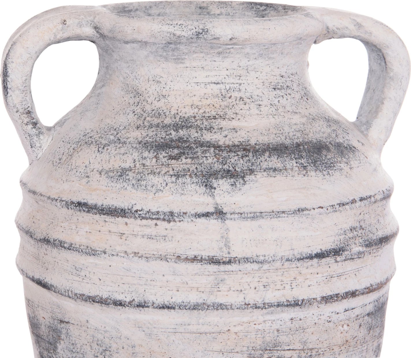 Vazo dekorative tavoline VERMO, terrakotë, ngjyrë gri e çelët, FH4398, 21x22cm Vazo dekorative tavoline VERMO, terrakotë, ngjyrë gri e çelët, FH4398, 21x22cm