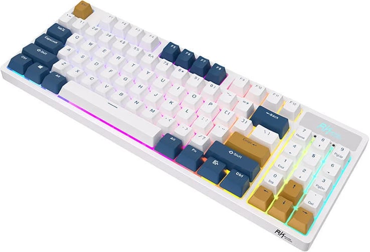 Tastierë mekanike wireless Royal Kludge RK89, Lemon switch, RGB, e bardhë