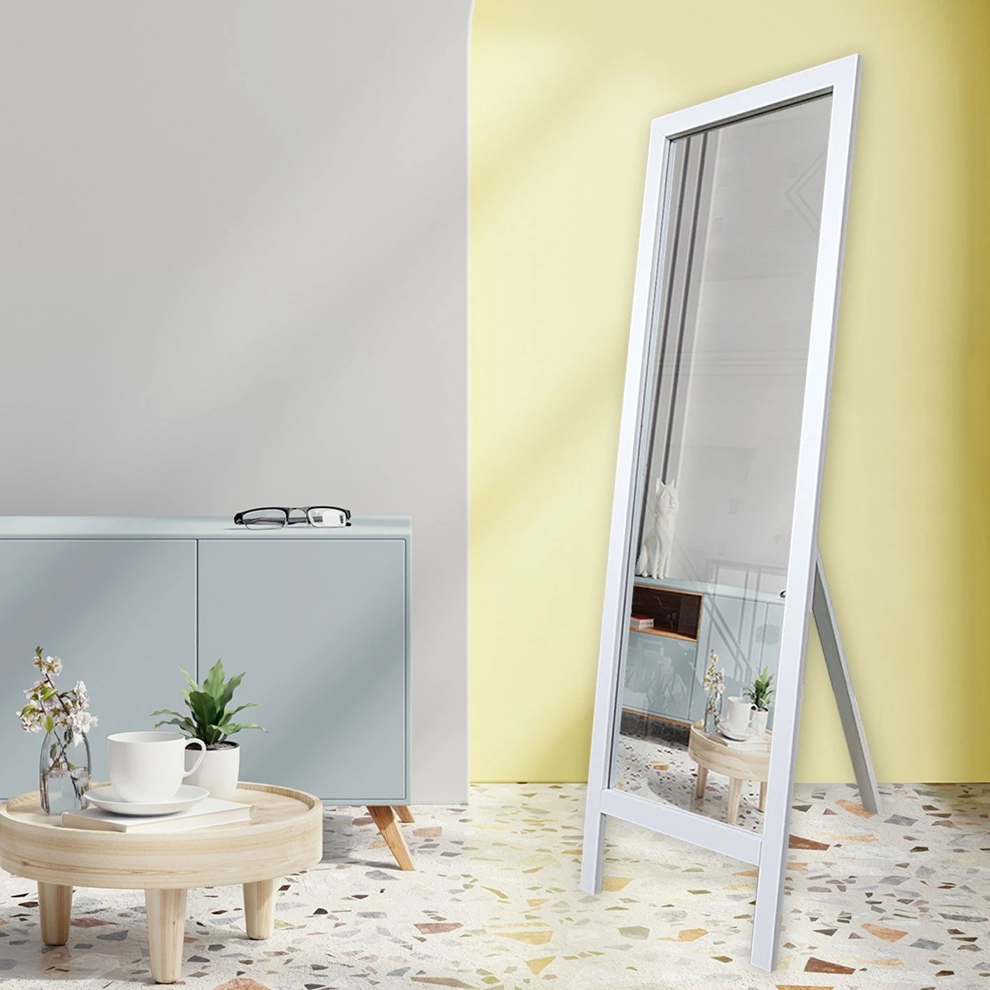 Pasqyrë Cheval Hanah Home, Cheval 145, e bardhë